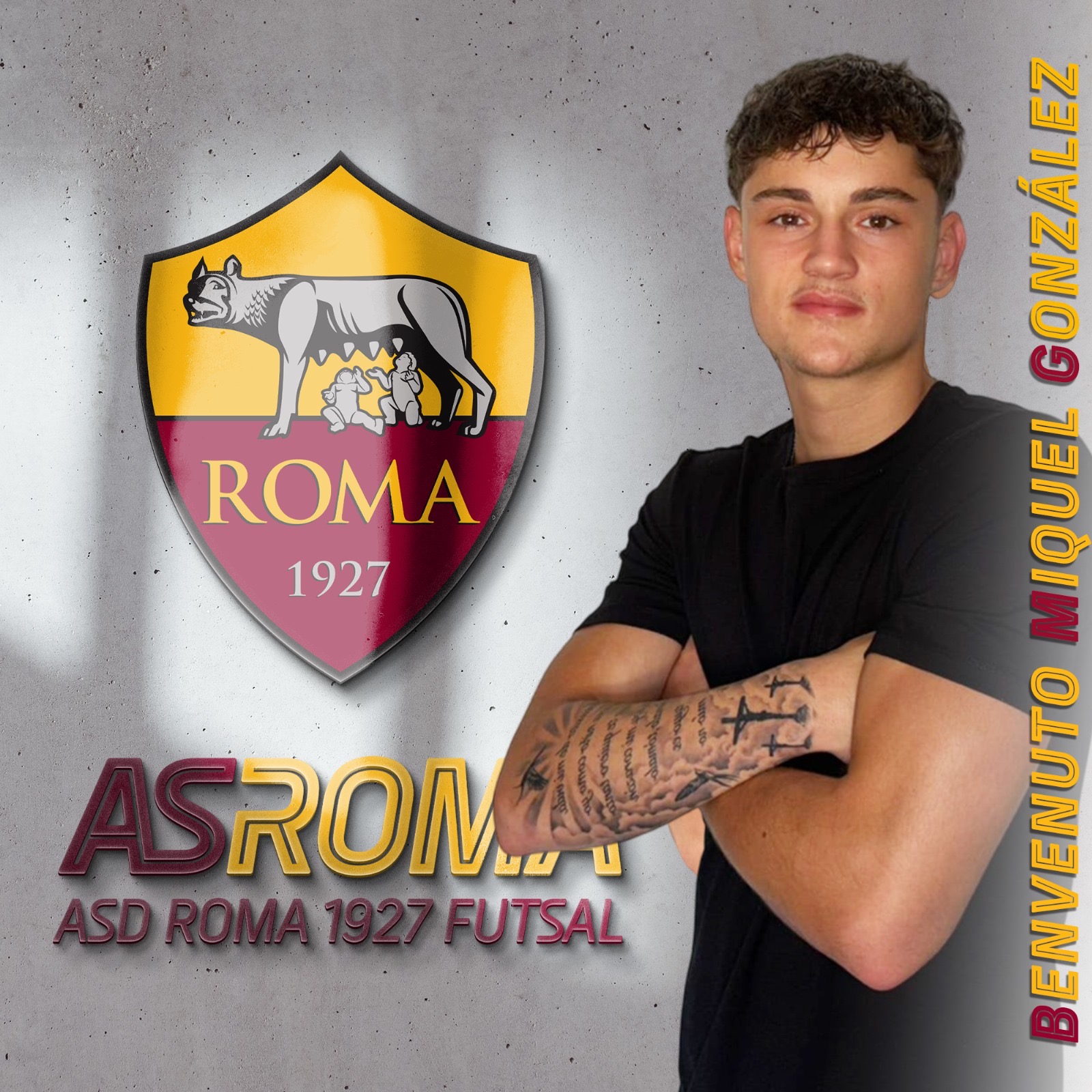 Miquel González è un nuovo giocatore della Roma 1927 Futsal