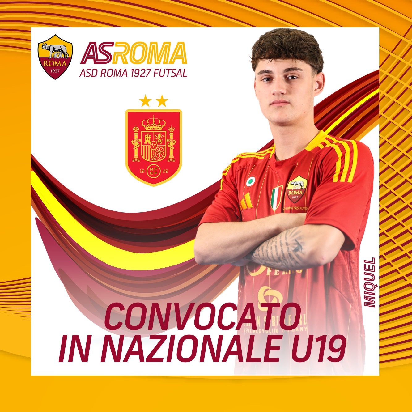 Nazionale Spagnola U19 | Convocato Miquel 