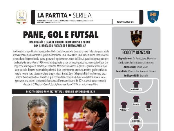 Le pagine dedicate alla Roma 1927 Futsal su Calcio a 5 Live Magazine